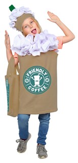 Foto 4 | Costume Dress Up America Coffee Para Niños, Capuchino, Frappuccino/café Con Leche - Venta Internacional.
