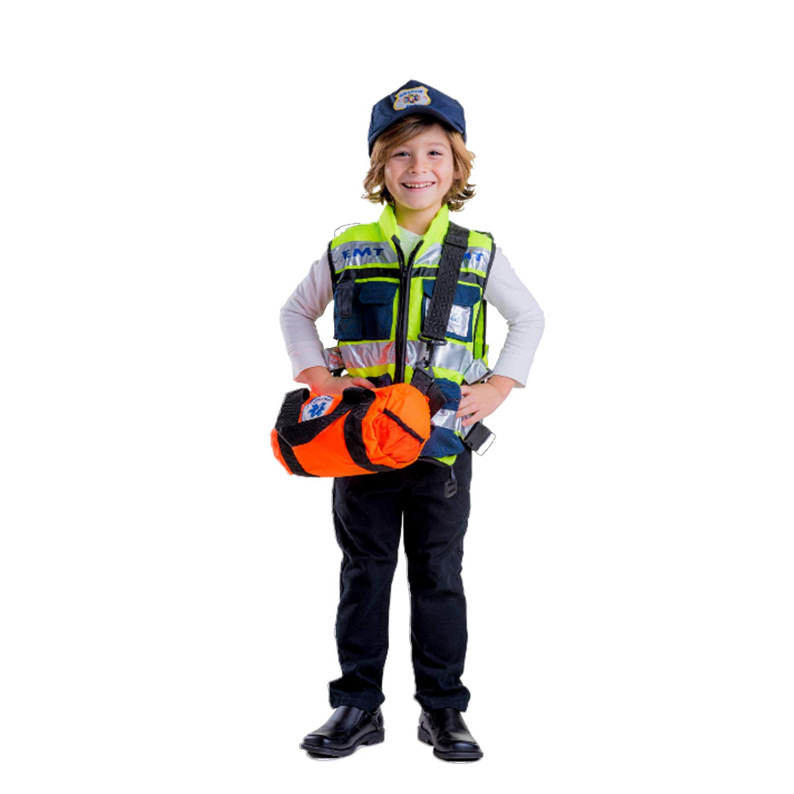 Costume Dress Up America Emt Para Niños, Paramédico, Tamaño Grande - Venta Internacional.