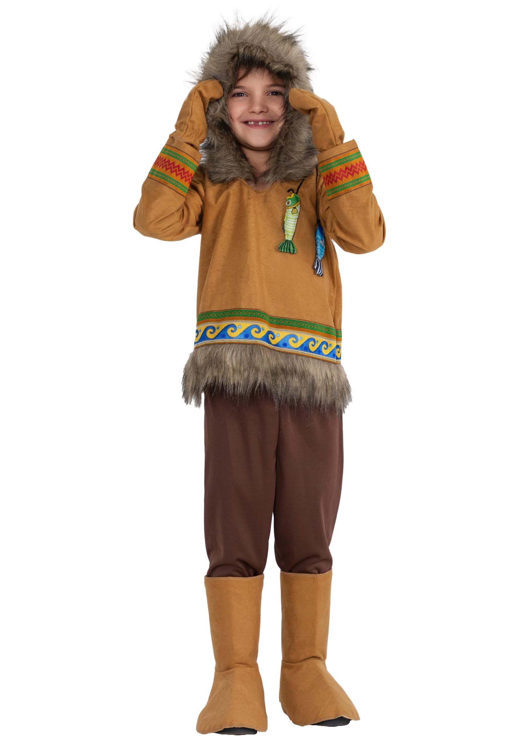 Disfraz Esquimal De Dress Up America Para Niños Inuit Winter - Venta Internacional.