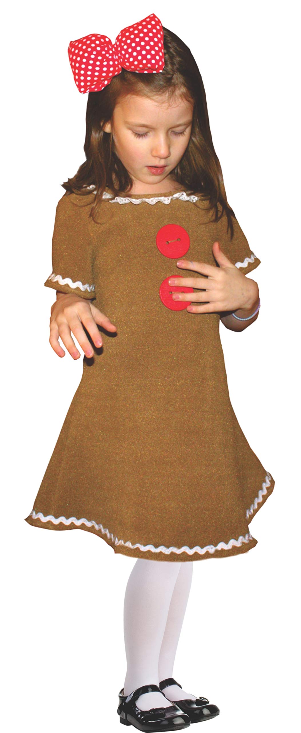 Disfraz Dress Up America Gingerbread Girl De Poliéster - Venta Internacional.