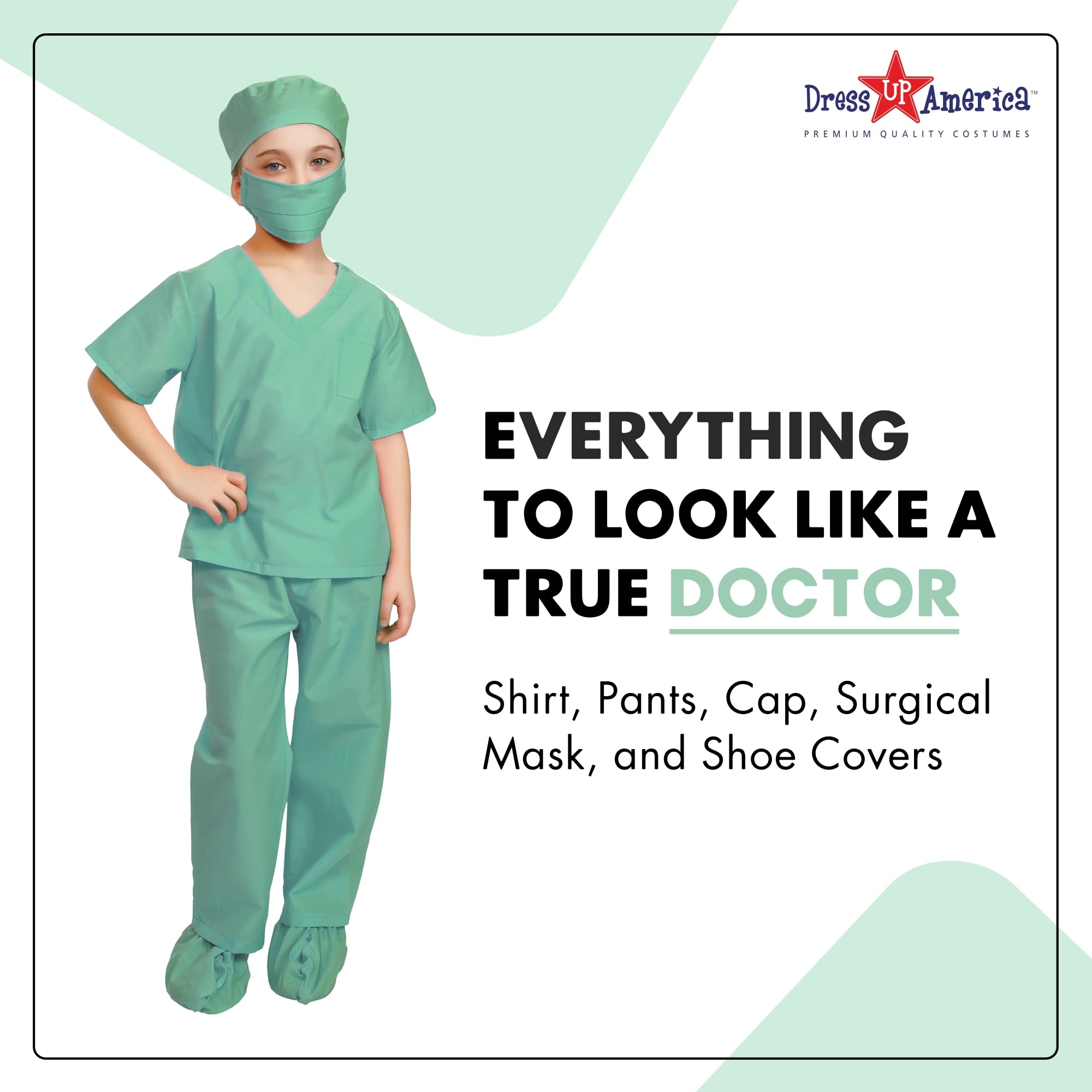 Foto 3 pulgar | Costume Dress Up America Doctor Scrubs Para Niños - Venta Internacional.