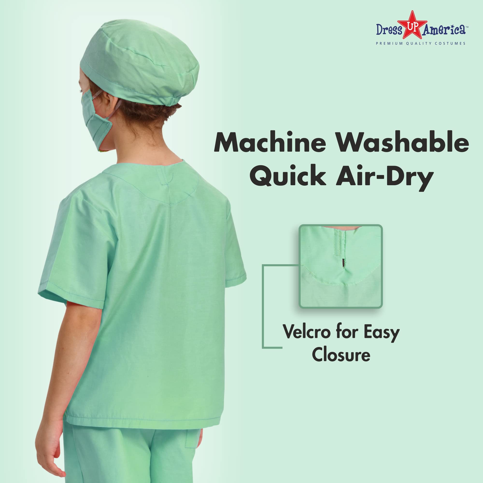Foto 5 pulgar | Costume Dress Up America Doctor Scrubs Para Niños - Venta Internacional.