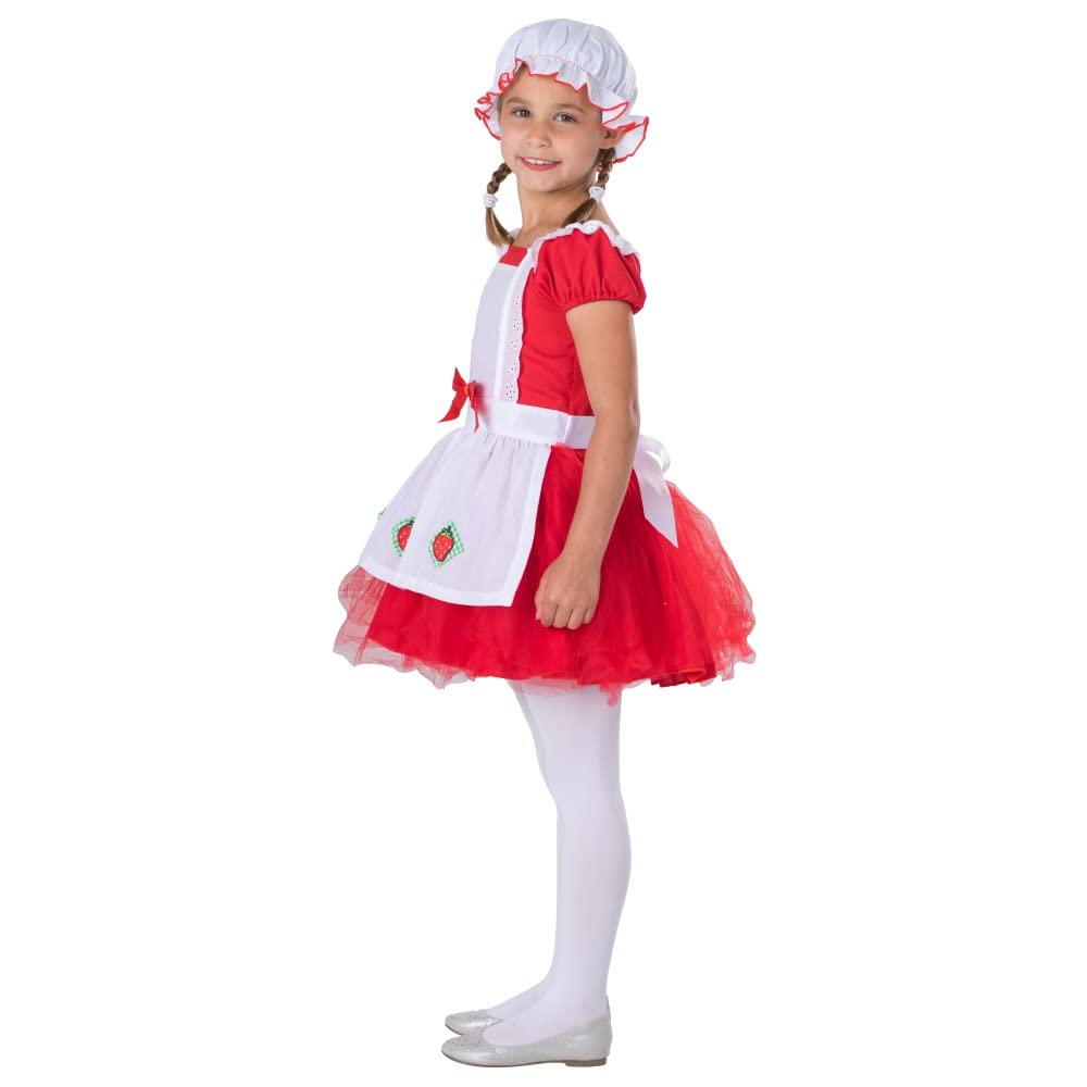 Foto 3 pulgar | Disfraz Dress Up America Strawberry Ballerina Girl +4 Años - Venta Internacional.