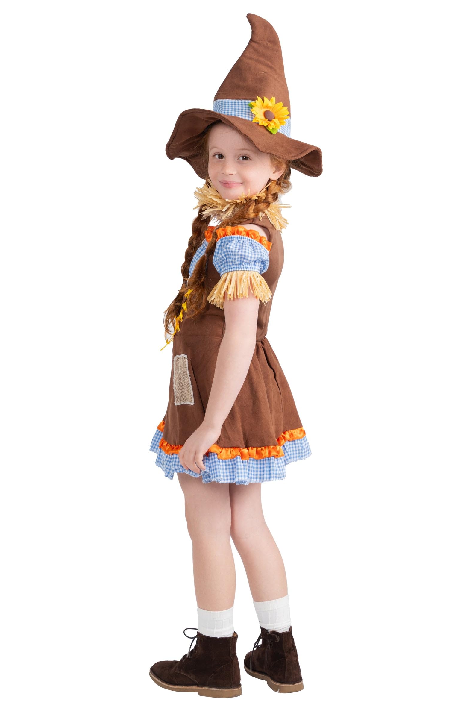 Foto 2 | Disfraz De Espantapájaros Dress Up America Pumpkin Para Niños Y Niñas - Venta Internacional.