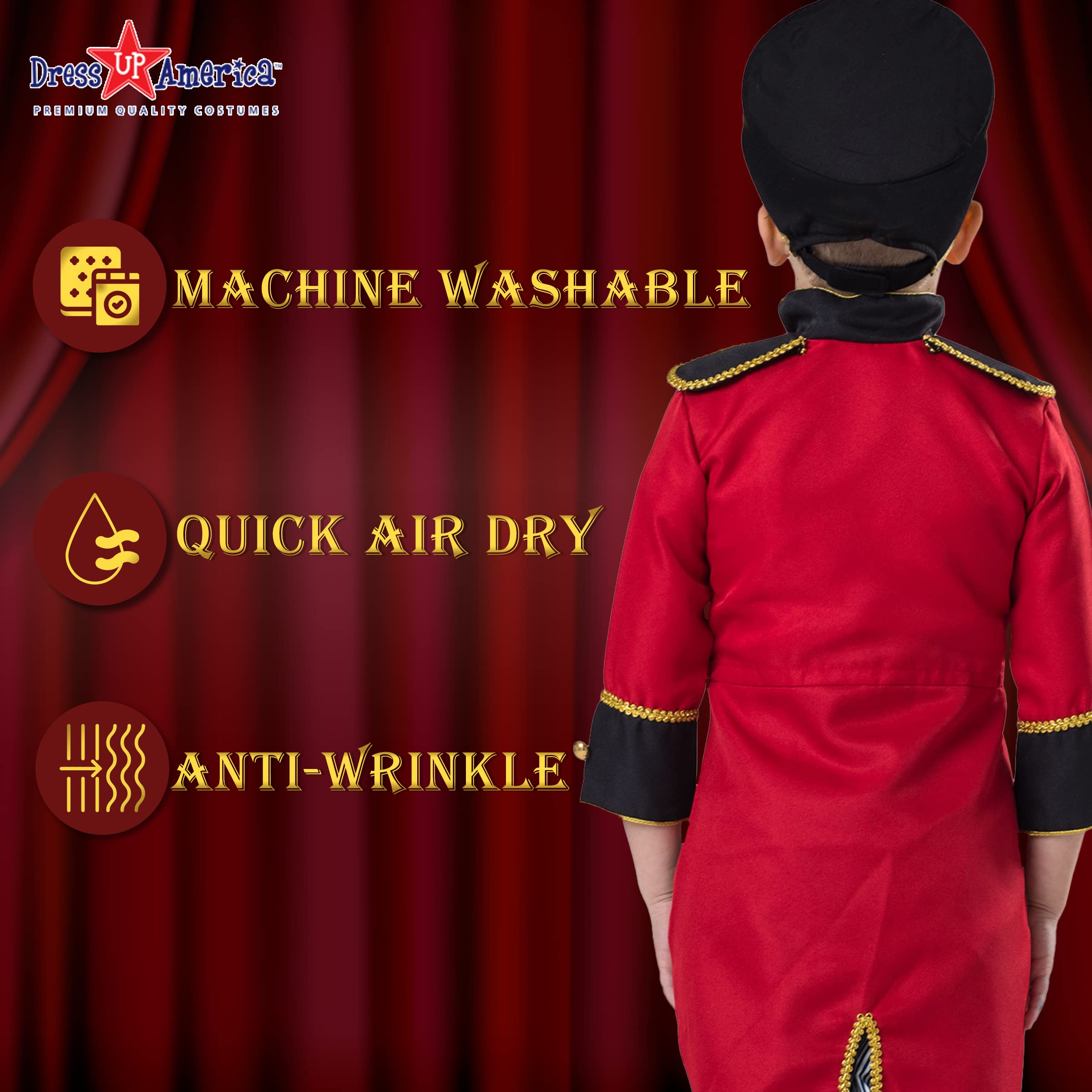 Foto 5 pulgar | Disfraz Dress Up America Circus Ringmaster Para Niños - Venta Internacional.