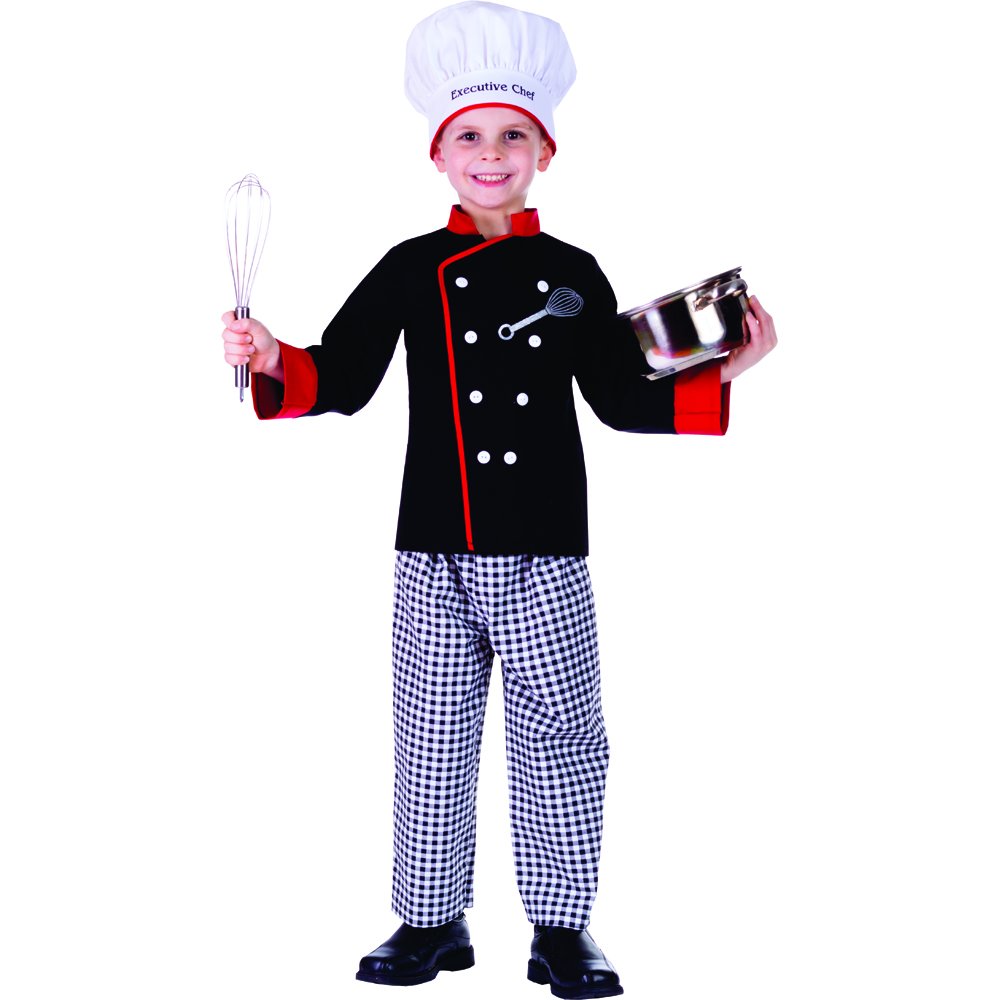 Foto 2 pulgar | Disfraz De Chef Dress Up America Para Niños, Chef Ejecutivo - Venta Internacional.