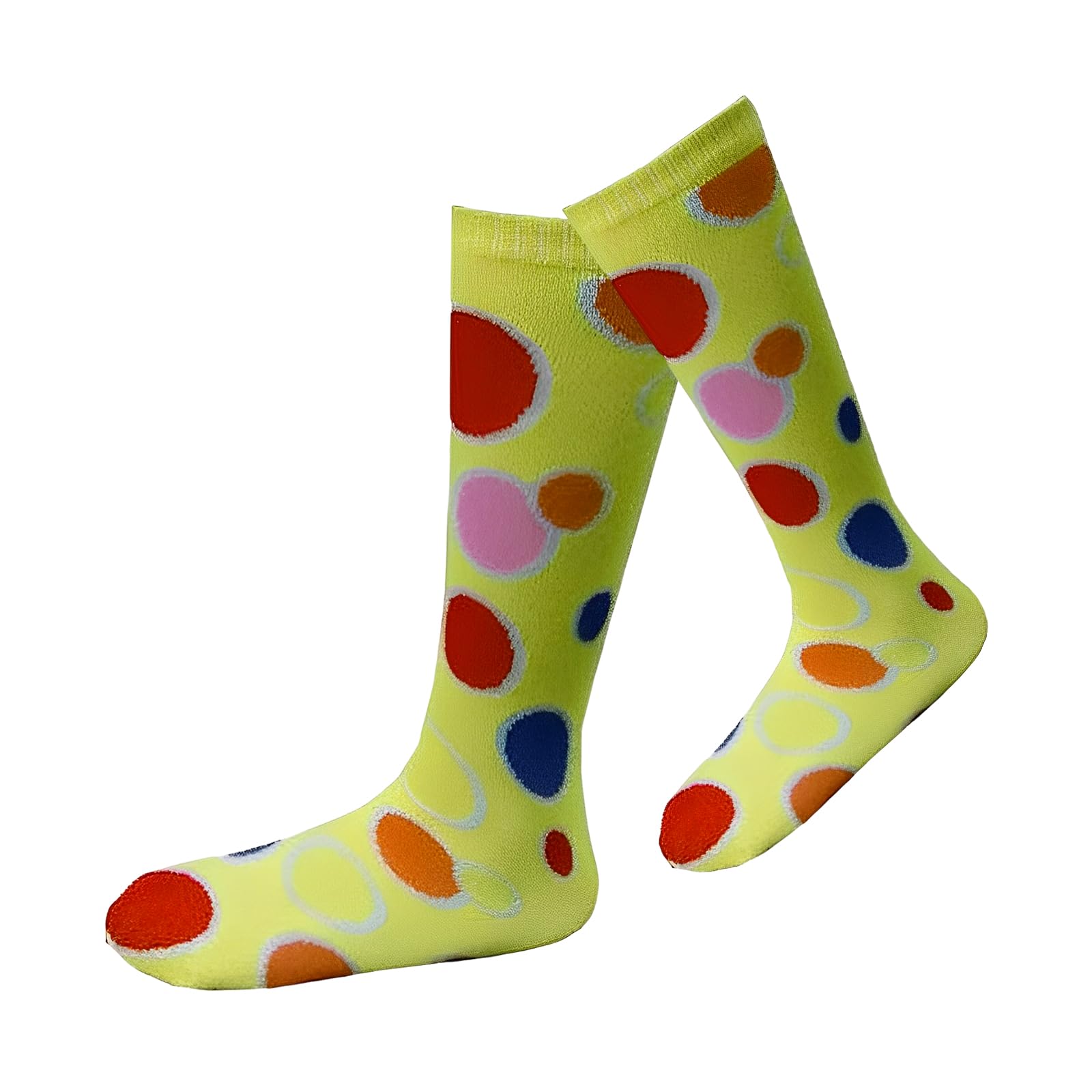 Foto 4 pulgar | Calcetines Hasta La Rodilla Para Niños, Disfraz Americano, Hasta La Rodilla, Amarillos - Venta Internacional.