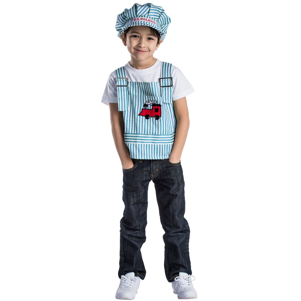 Disfraz De Dress-up America Train Engineer Para Niños - Venta Internacional.