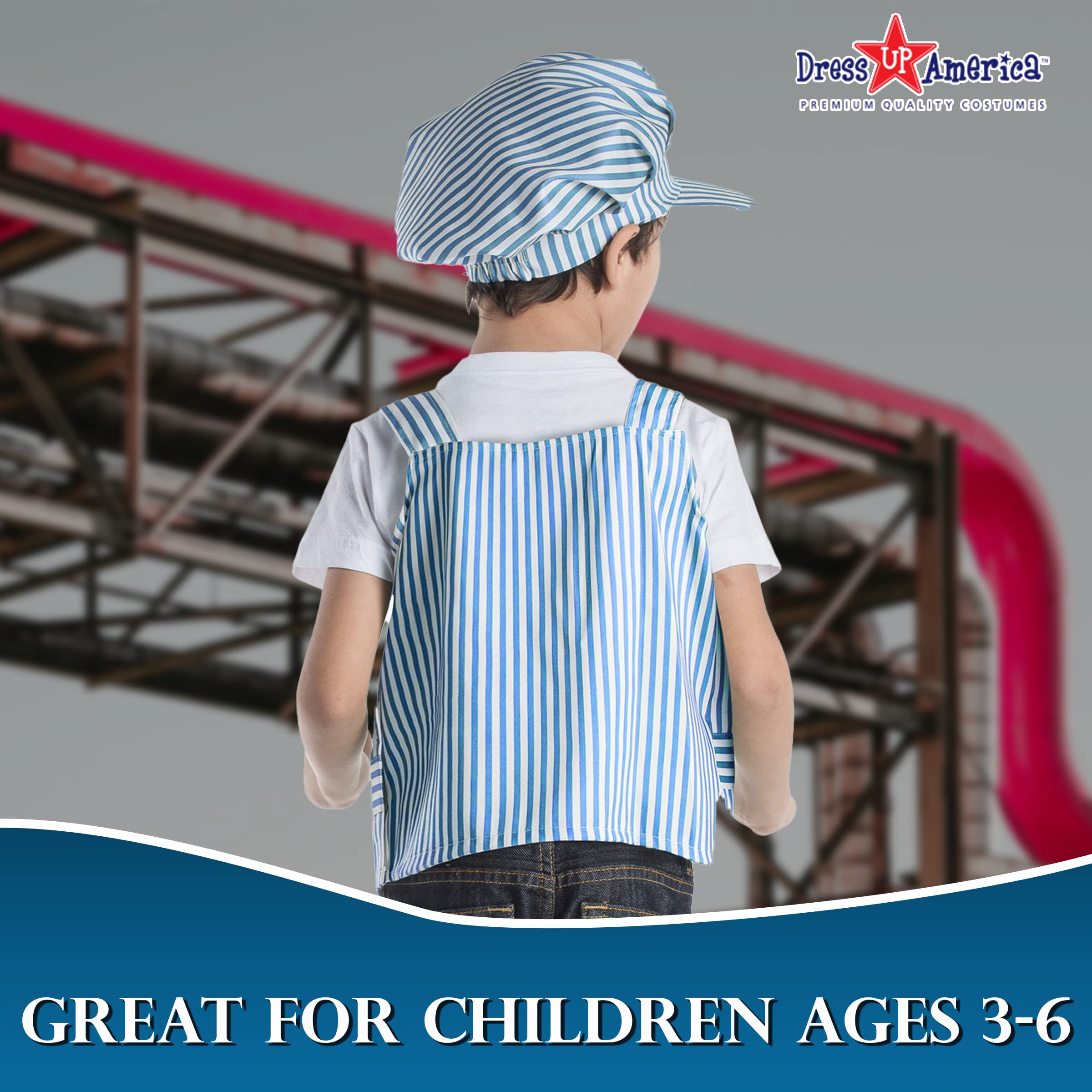 Foto 4 pulgar | Disfraz De Dress-up America Train Engineer Para Niños - Venta Internacional.