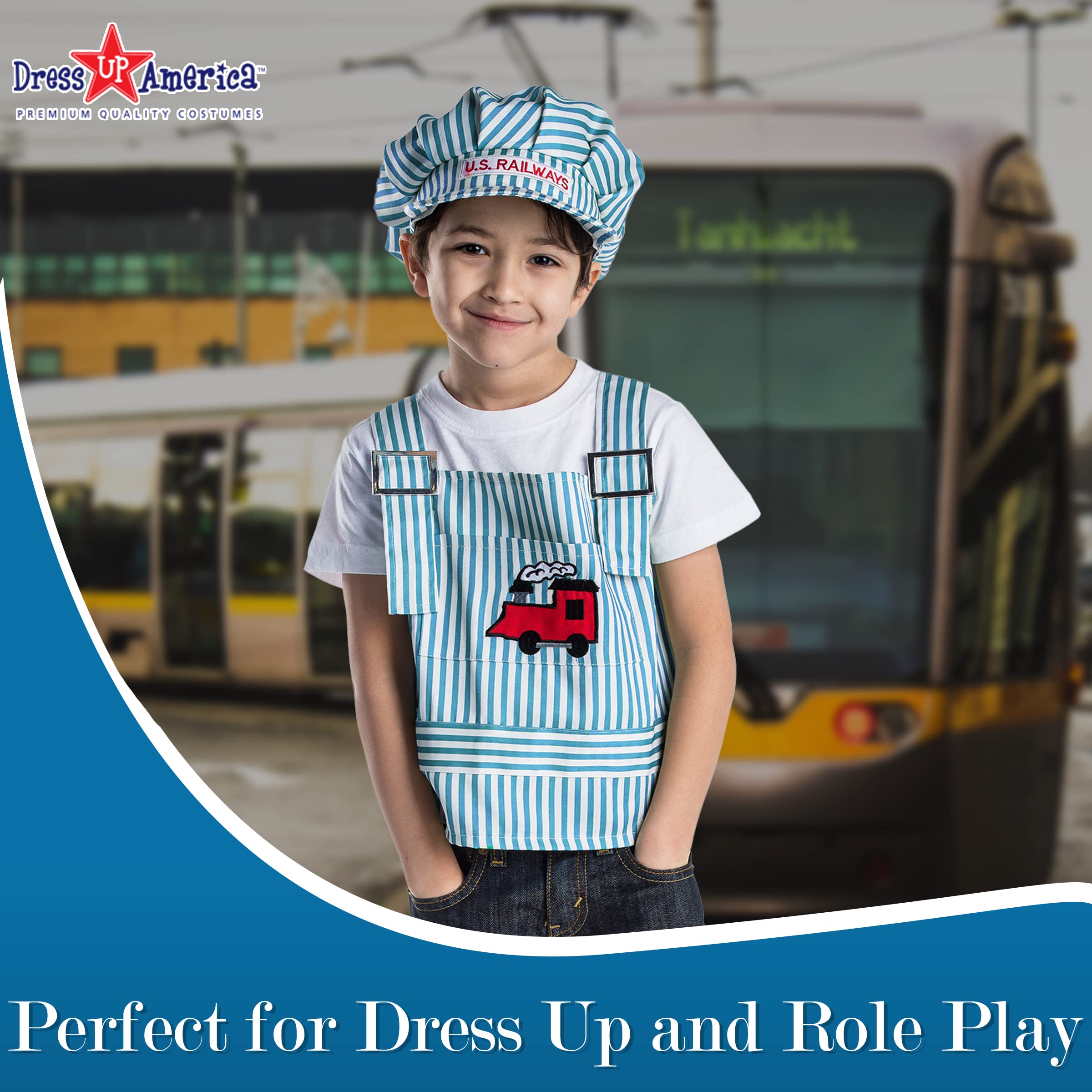 Foto 5 pulgar | Disfraz De Dress-up America Train Engineer Para Niños - Venta Internacional.