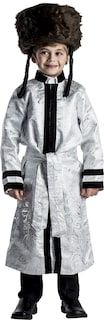 Foto 1 | Abrigo Plateado De Gran Rabino Costume Dress Up America Para Niños - Venta Internacional.