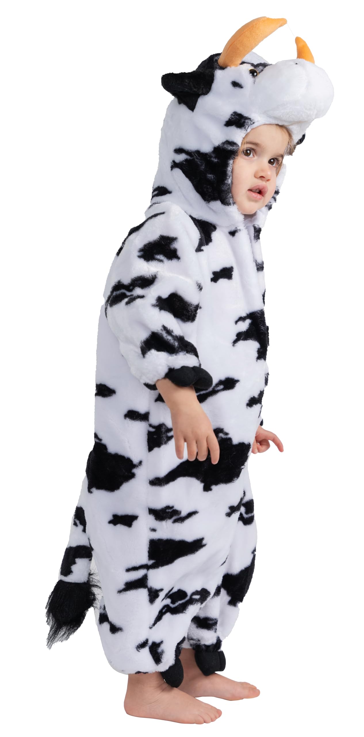 Foto 3 pulgar | Mono De Felpa Para Niños Pequeños Costume Dress Up America Cow - Venta Internacional.