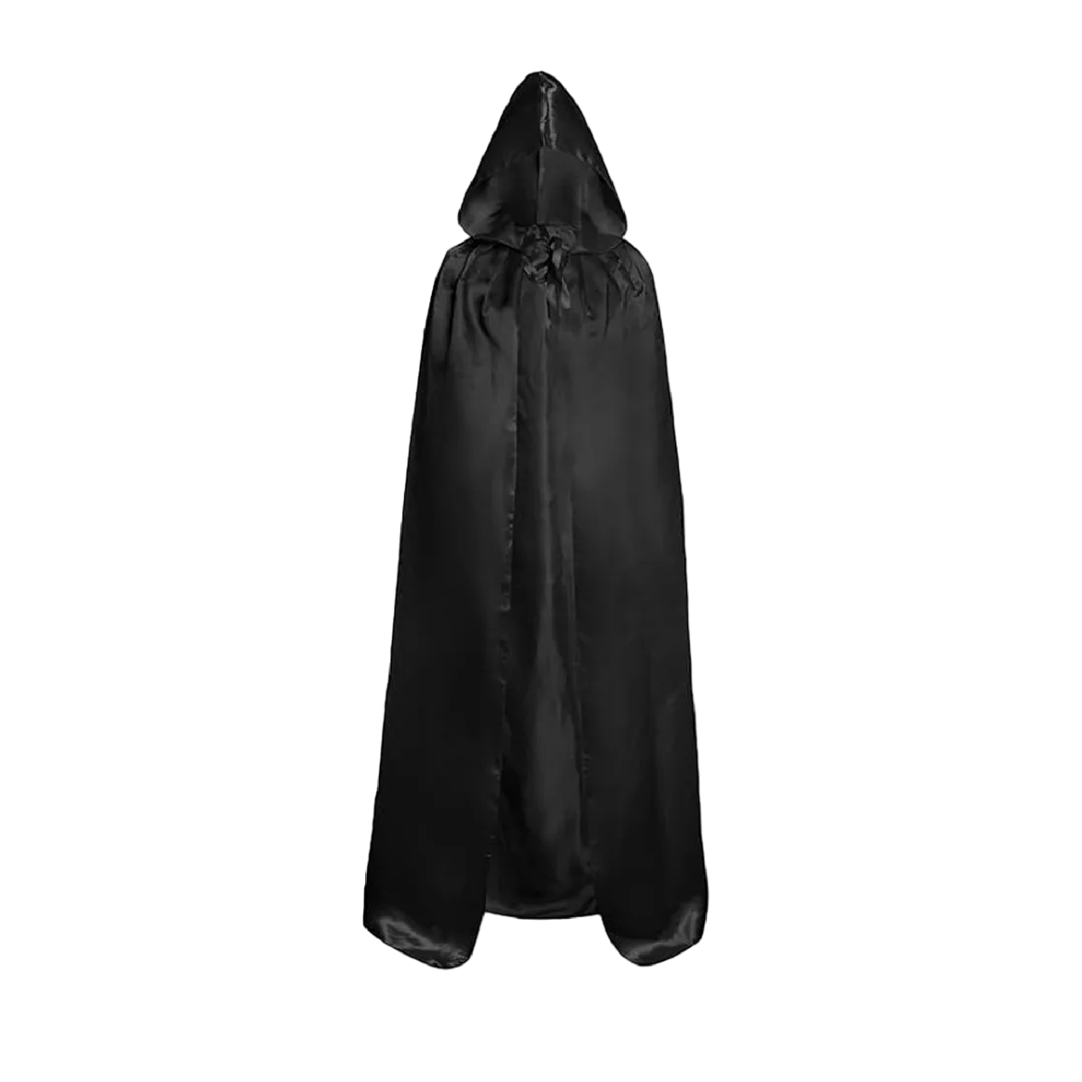 Halloween Capa Con Capucha Bata Disfraces De Cosplay Mago Altura Para 130-170cm Negro