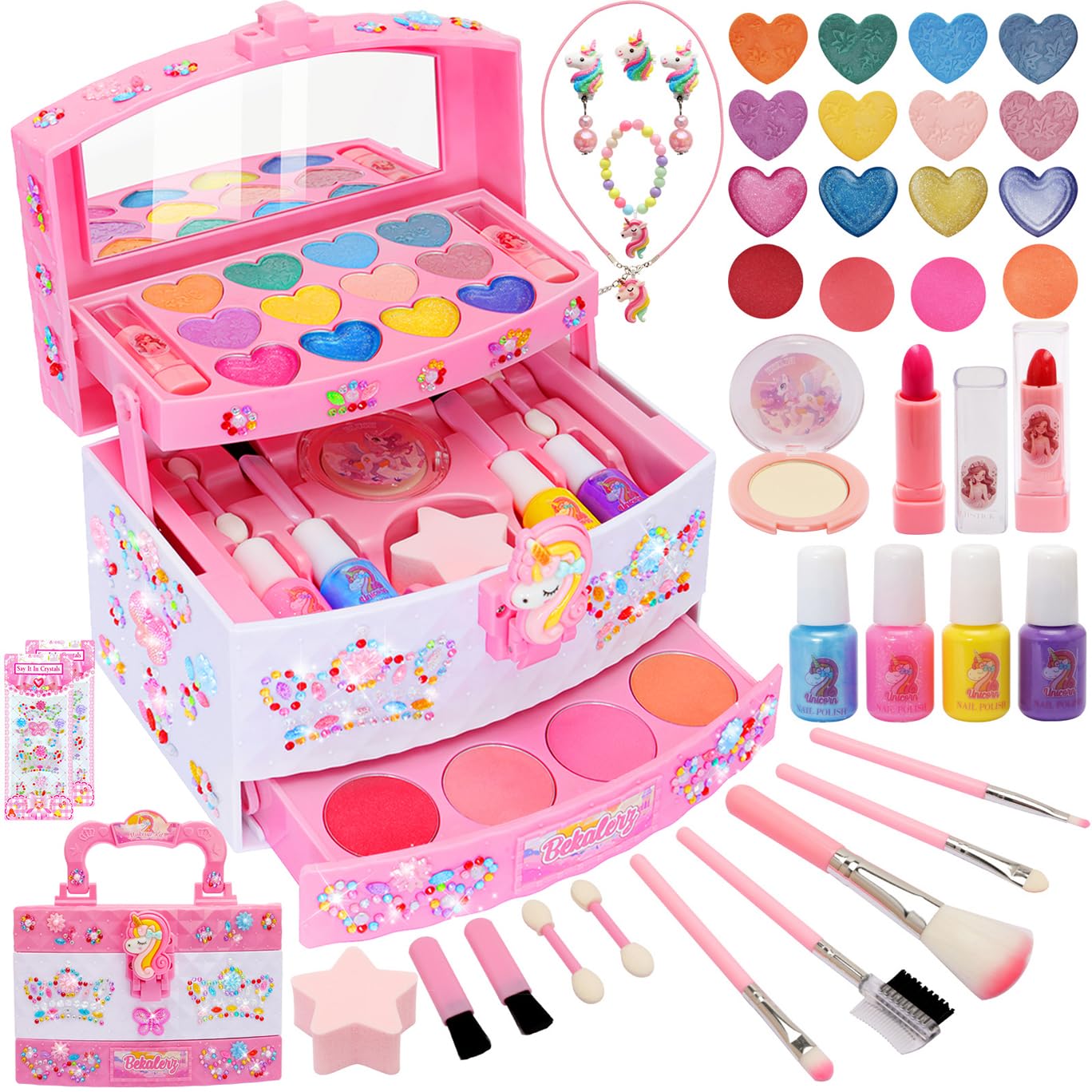 Foto 2 pulgar | Toys Bekalerz Para Niñas De 3 A 12 Años Con Kit De Maquillaje - Venta Internacional.