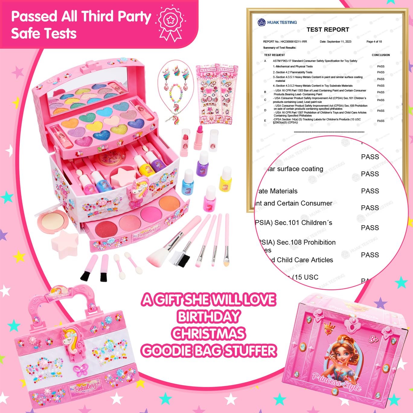 Foto 4 pulgar | Toys Bekalerz Para Niñas De 3 A 12 Años Con Kit De Maquillaje - Venta Internacional.