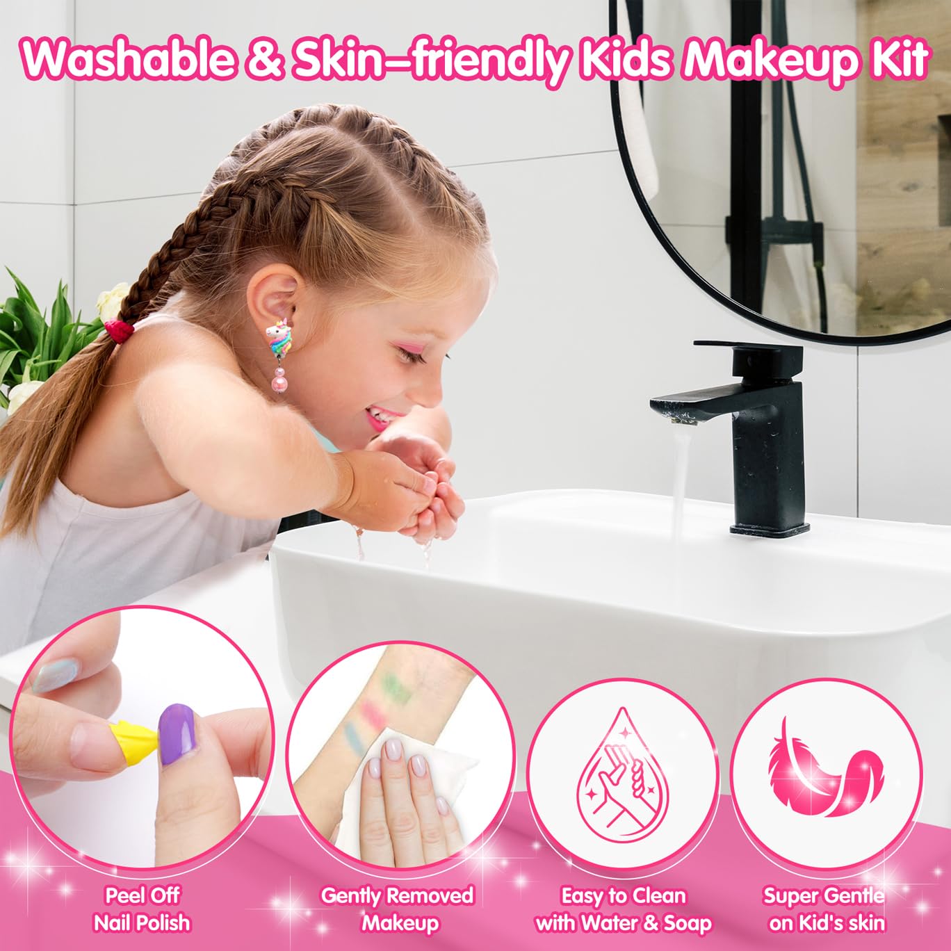 Foto 6 | Toys Bekalerz Para Niñas De 3 A 12 Años Con Kit De Maquillaje - Venta Internacional.