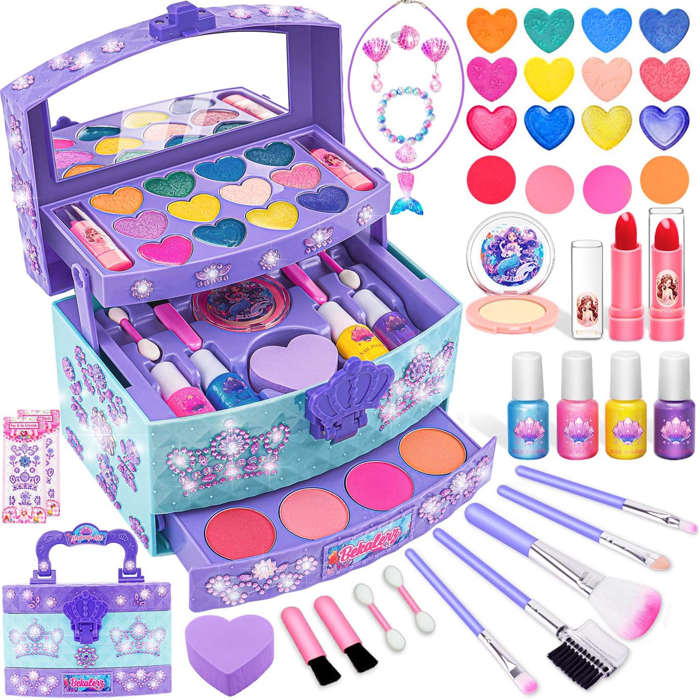 Toys Bekalerz Para Ninas De 3 A 12 Anos Con Kit De Maquillaje Venta Internacional. Coppel