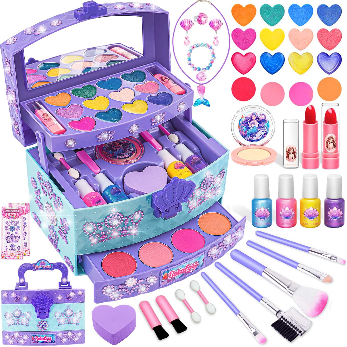 Foto 2 pulgar | Toys Bekalerz Para Niñas De 3 A 12 Años Con Kit De Maquillaje - Venta Internacional.