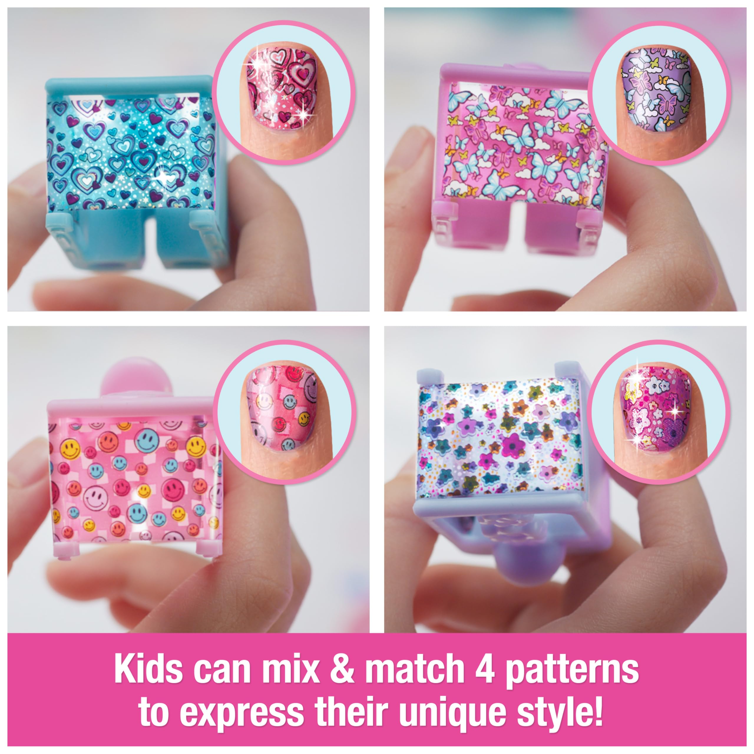 Foto 4 | Kit De Uñas Cool Maker Go Glam Studio Style 200 Uñas Para Niñas Mayores De 7 Años - Venta Internacional.