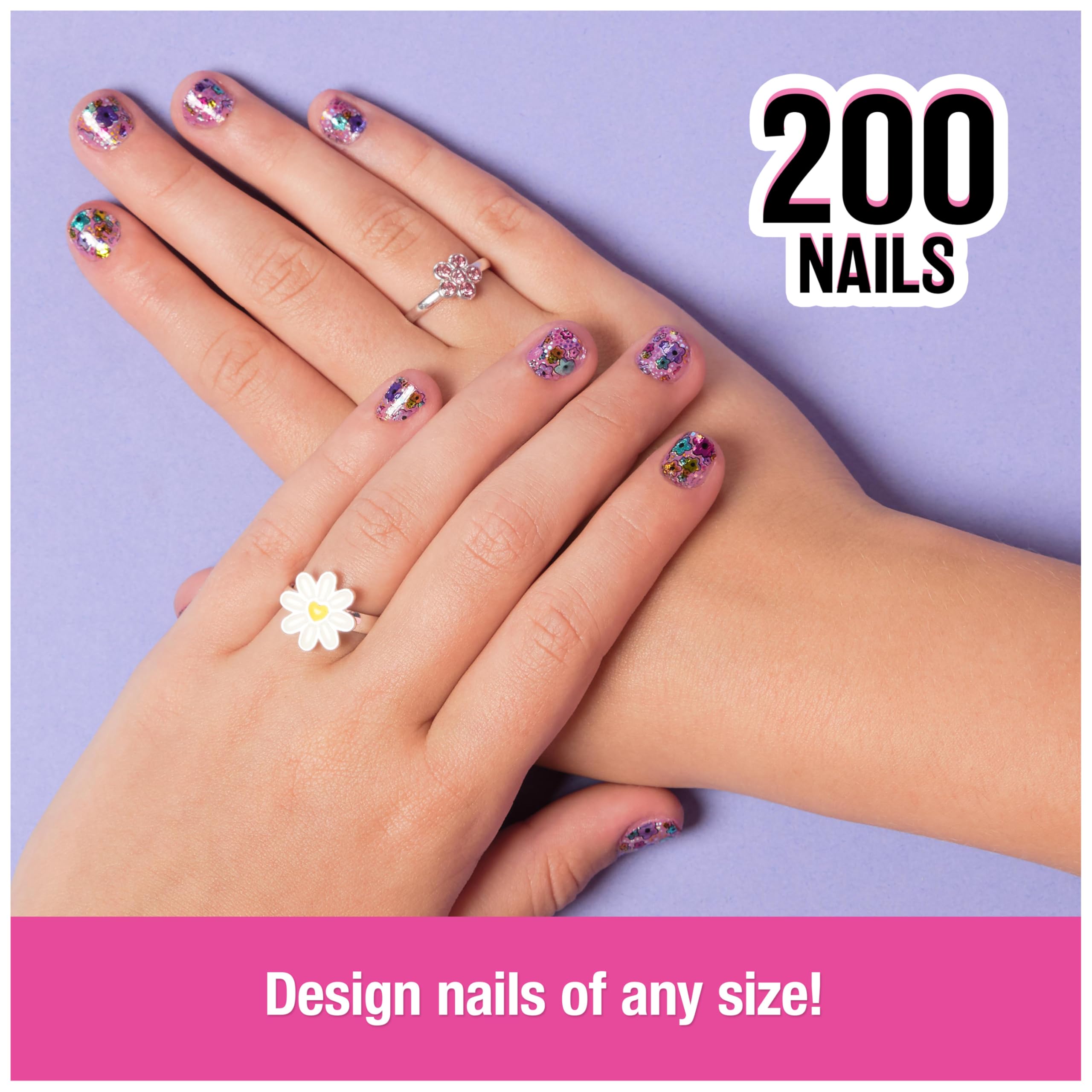 Foto 6 pulgar | Kit De Uñas Cool Maker Go Glam Studio Style 200 Uñas Para Niñas Mayores De 7 Años - Venta Internacional.