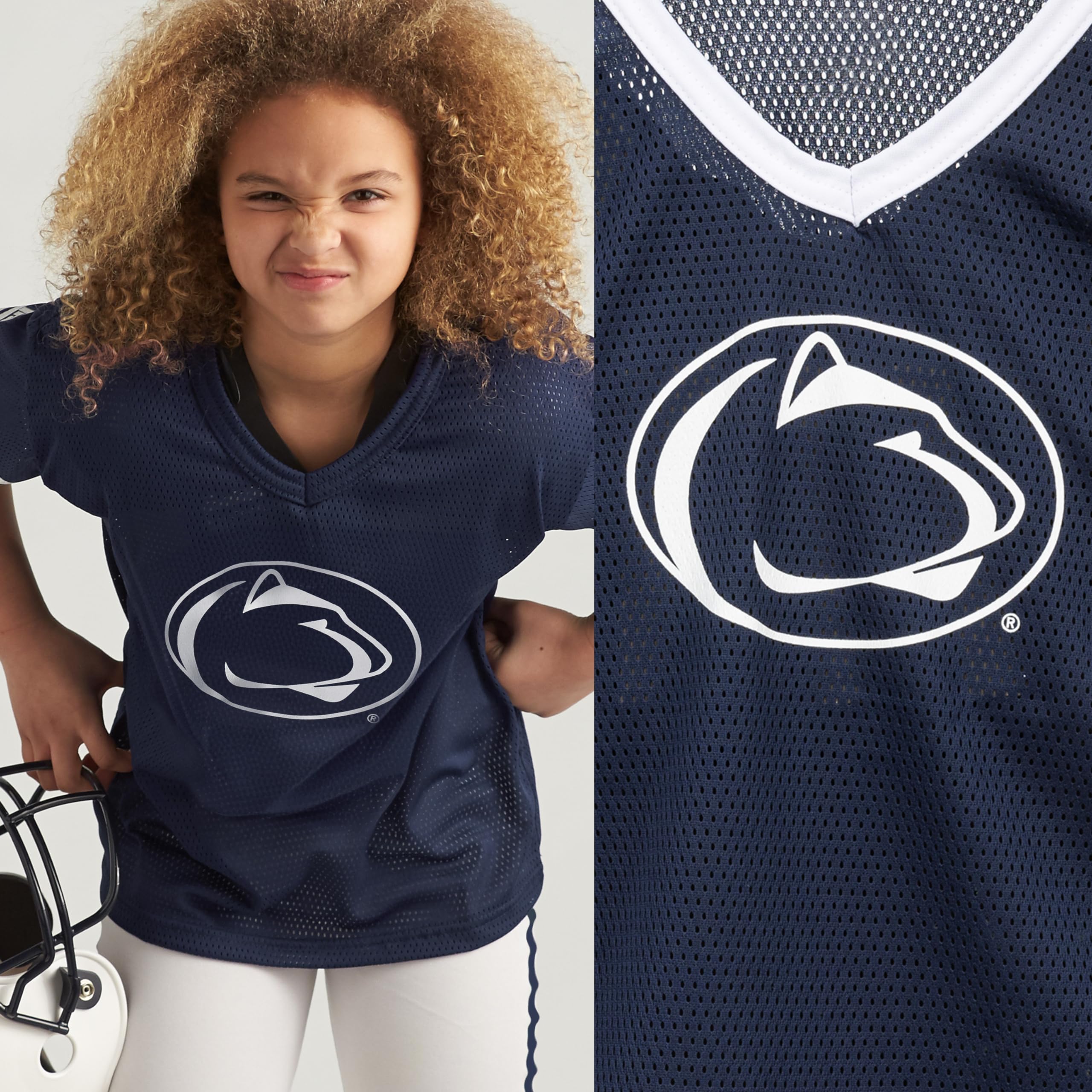 Foto 4 | Conjunto De Uniforme De Fútbol Franklin Sport Penn State Kids - Venta Internacional.