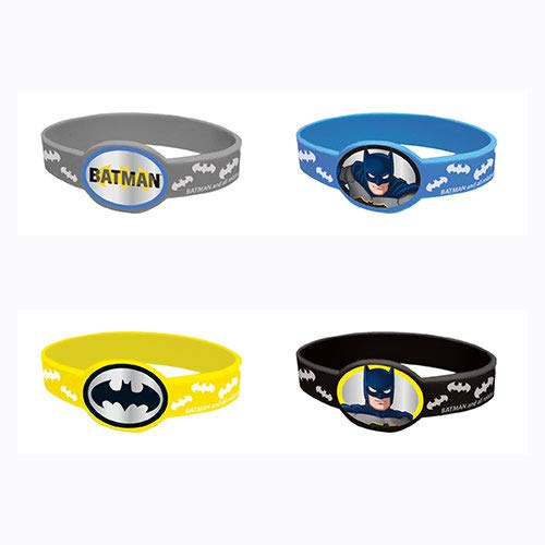 Foto 4 pulgar | Pulseras Elásticas Únicas De Batman, Paquete De 4 Para Niños - Venta Internacional.