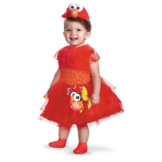 Foto 4 | Disfraz Oficial De Sesame Street Frilly Elmo De 12 A 18 Meses - Venta Internacional.
