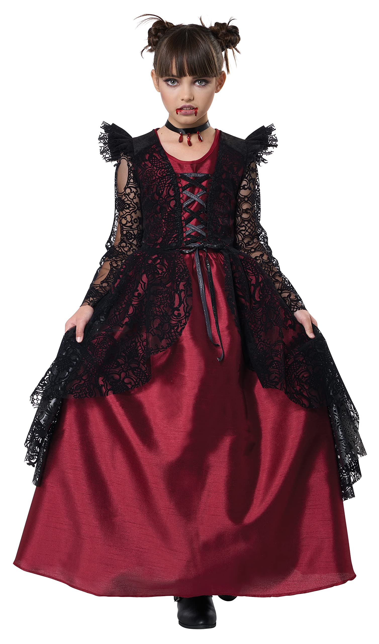 Disfraz Californiano, De Encaje Gótico, Vampiro, Para Niños, Xl - Venta Internacional.