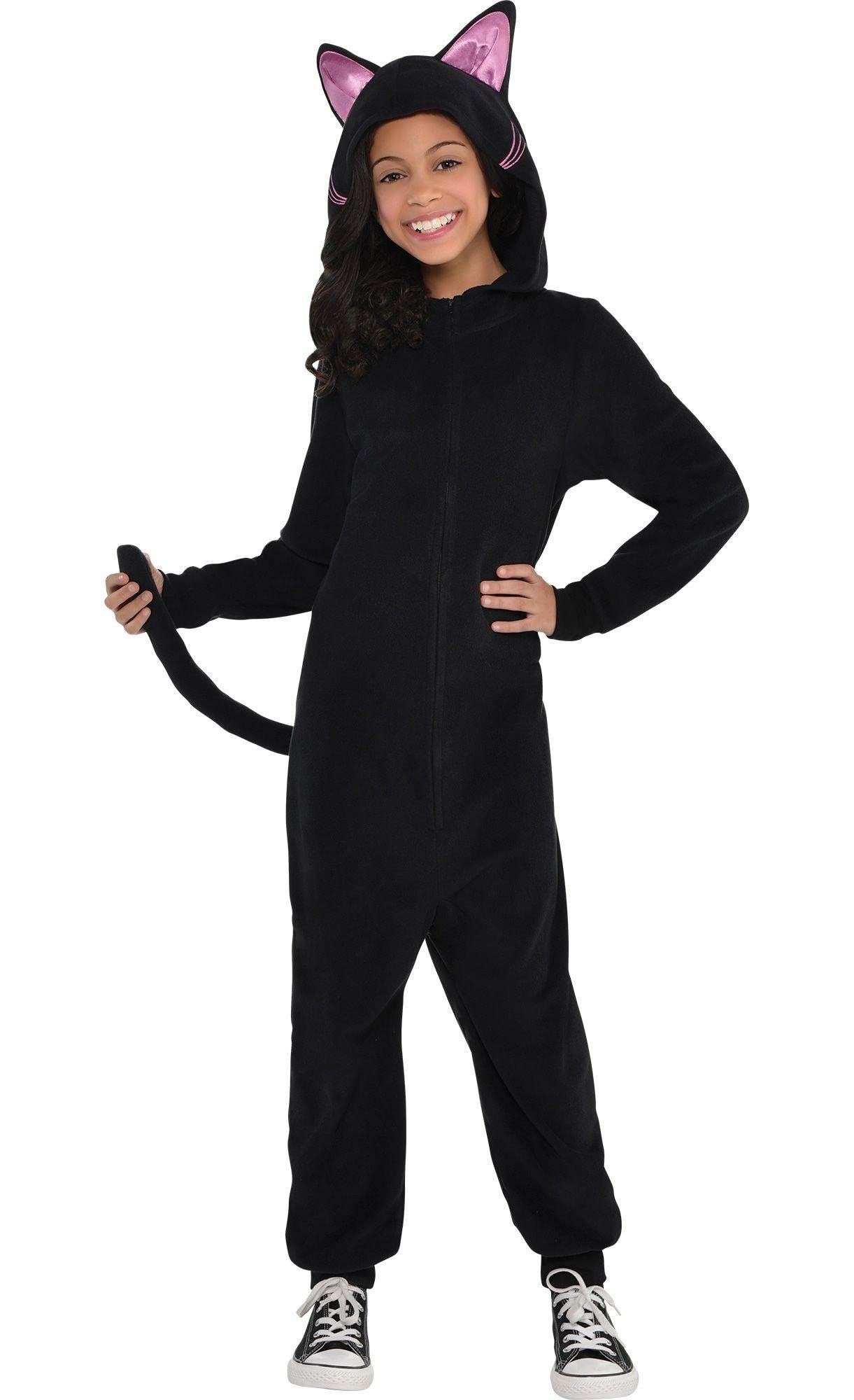 Mono Costume Party City Con Forma De Gato Negro Para Niñas, Talla L - Venta Internacional.