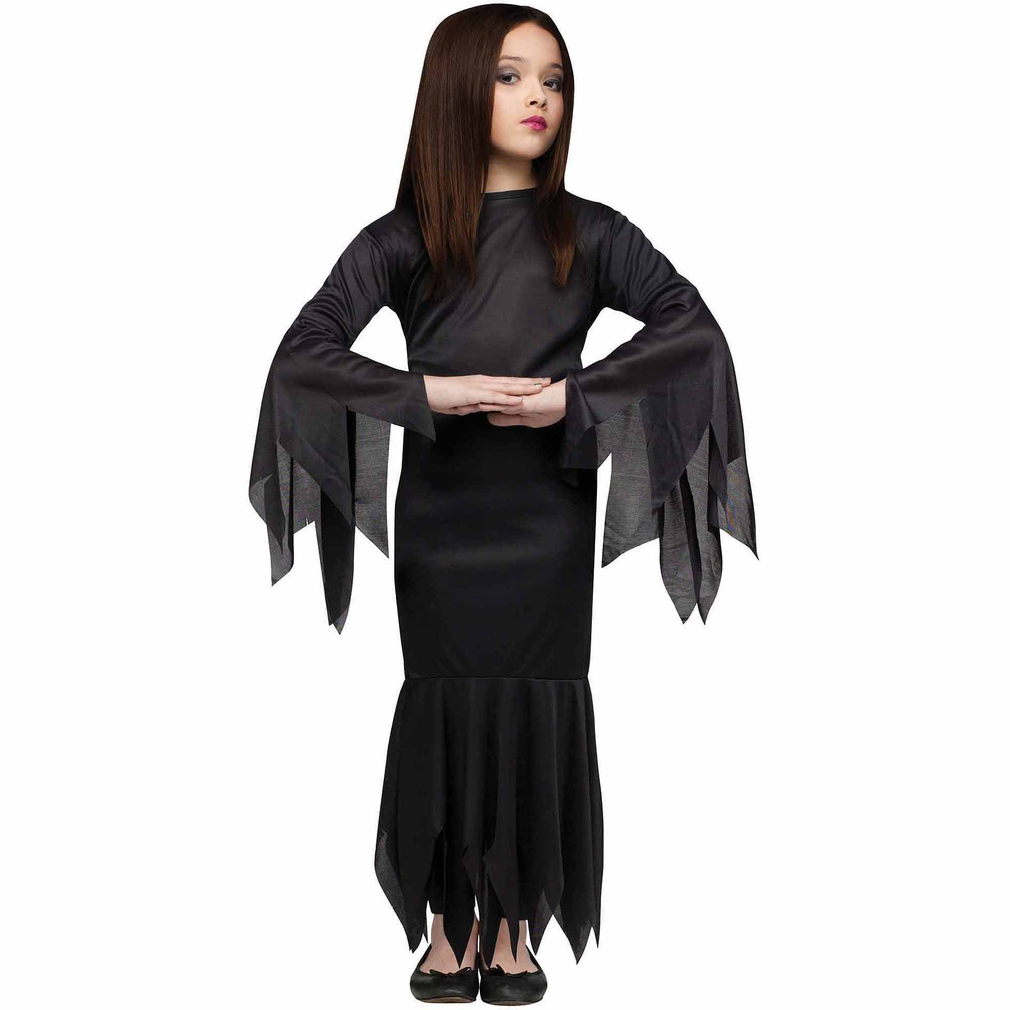 Foto 2 pulgar | Morticia Infantil Costume Fun World, Talla M, Hasta El Suelo - Venta Internacional.