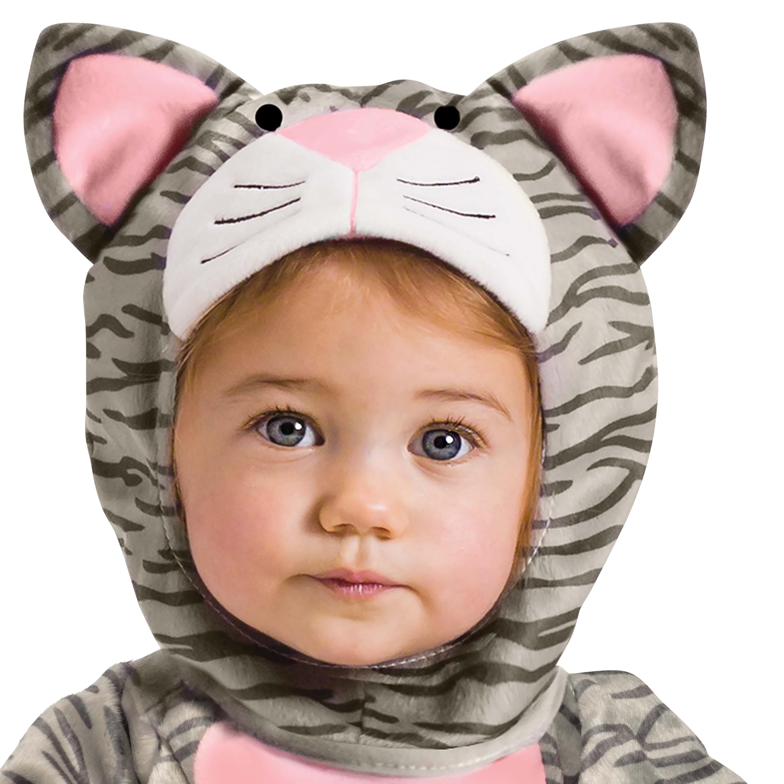 Foto 3 pulgar | Gatito Costume Fun World Con Rayas Grises Para Bebés De 6 A 12 Meses - Venta Internacional.