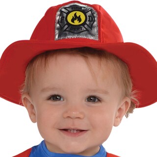 Foto 3 | Set De Disfraz Amscan First Fireman De 18 A 24 Meses Con Mono Y Sombrero - Venta Internacional.
