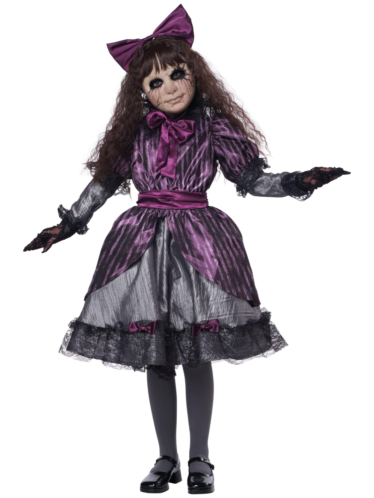 Foto 1 | Disfraz California Costumes, Muñeca Espeluznante Para Niños, Color Morado, Talla L - Venta Internacional.