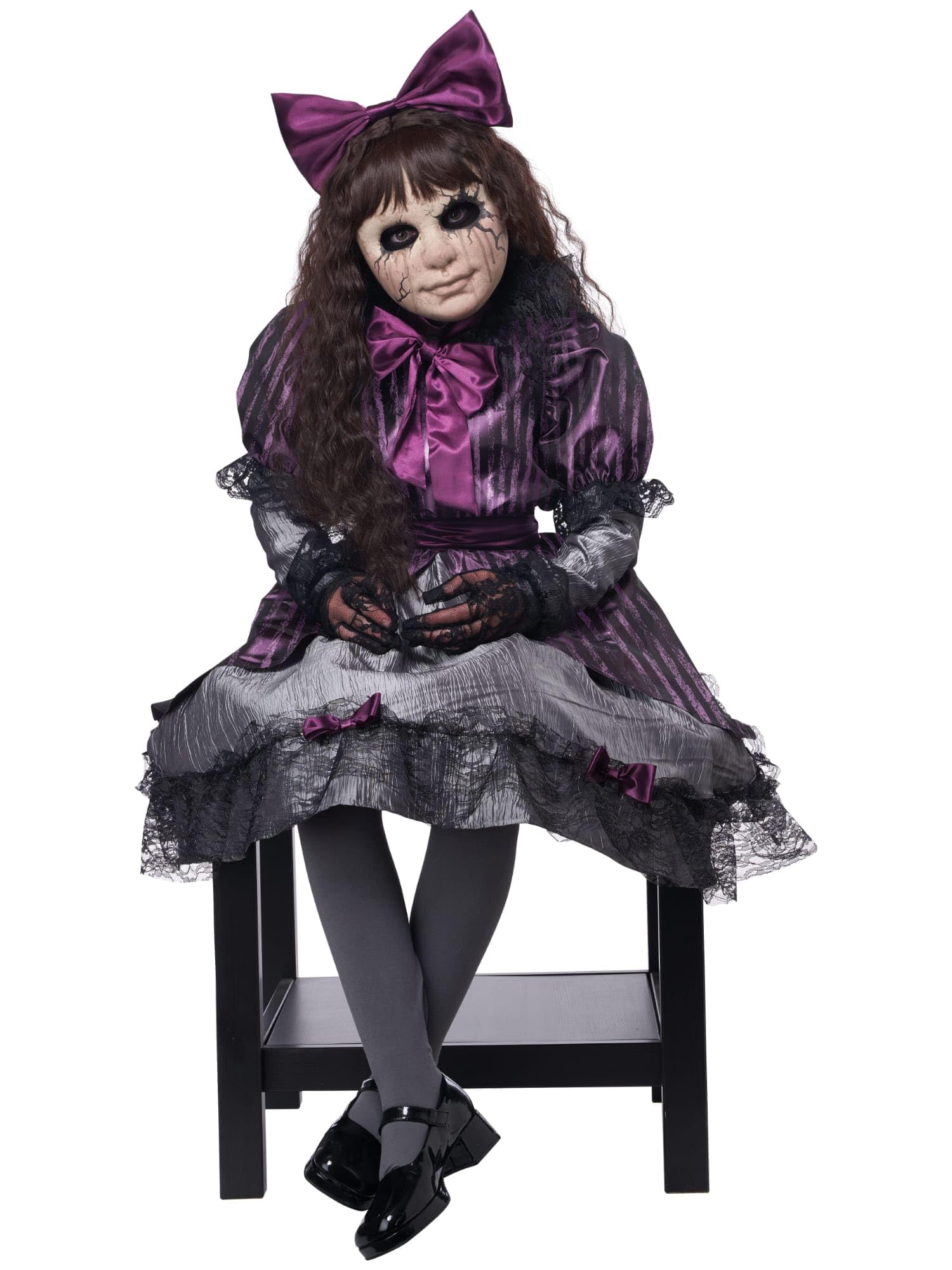 Foto 2 | Disfraz California Costumes, Muñeca Espeluznante Para Niños, Color Morado, Talla L - Venta Internacional.