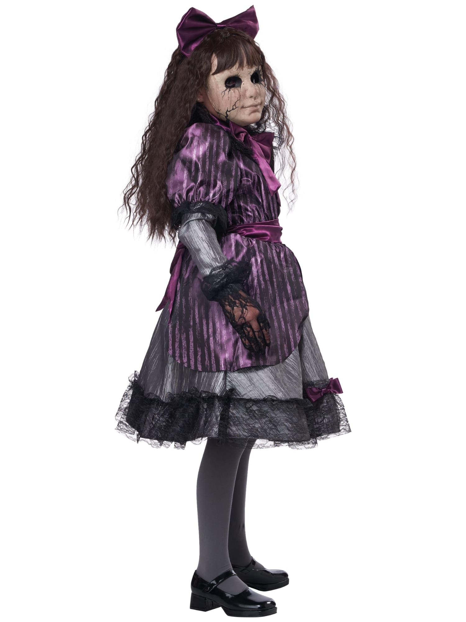 Foto 3 | Disfraz California Costumes, Muñeca Espeluznante Para Niños, Color Morado, Talla L - Venta Internacional.