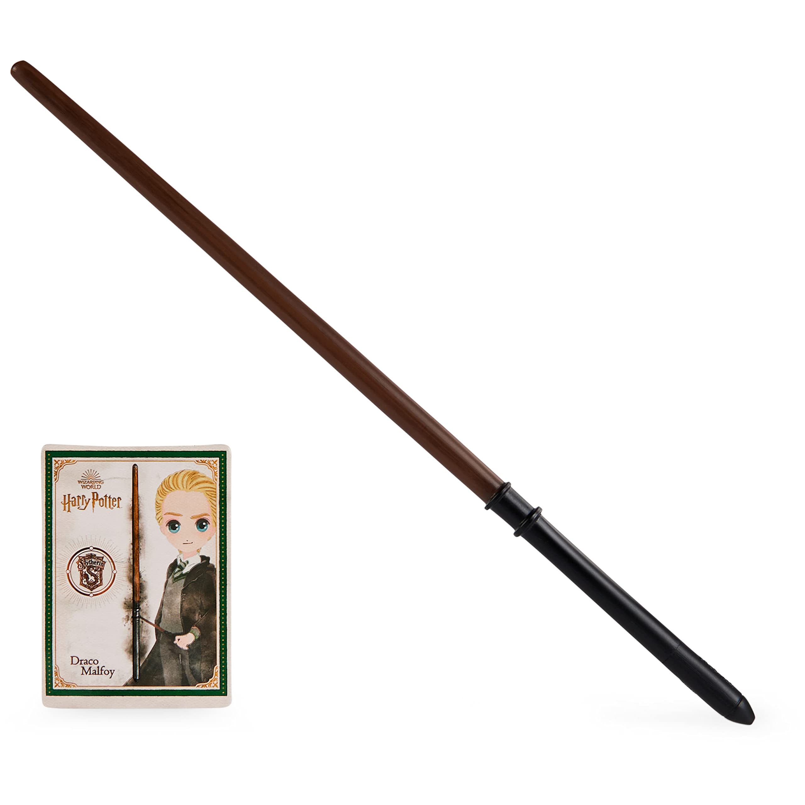 Foto 2 pulgar | Varita Mágica De Draco Malfoy De Toy Wizarding World Con Tarjeta De Harry Potter - Venta Internacional.