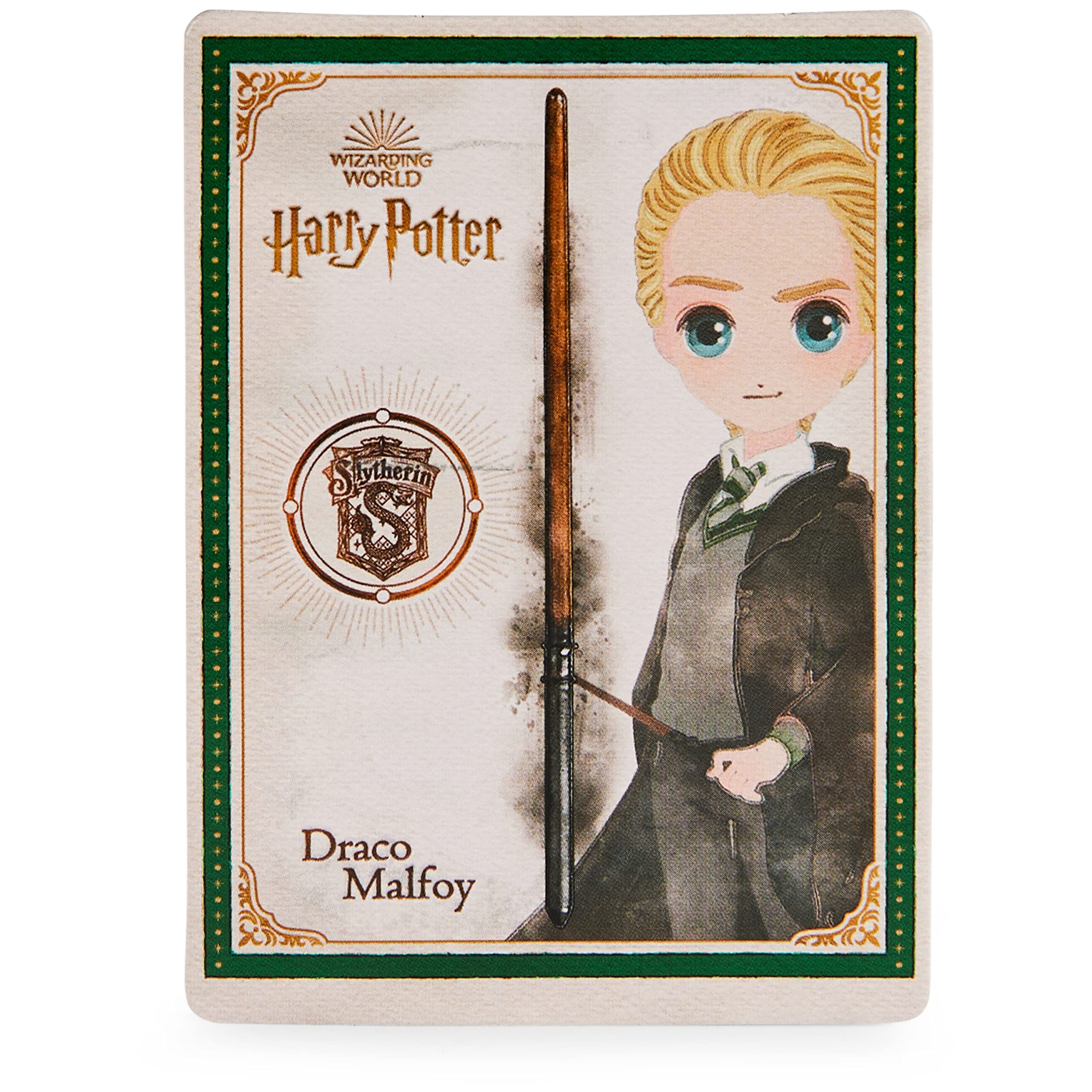 Foto 4 | Varita Mágica De Draco Malfoy De Toy Wizarding World Con Tarjeta De Harry Potter - Venta Internacional.