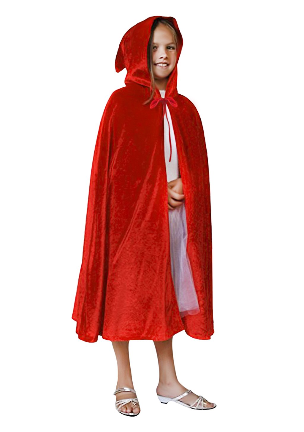 Foto 2 | Capa De Disfraz Clobeau Para Niños, Halloween, Navidad, Roja, 110 Cm - Venta Internacional.