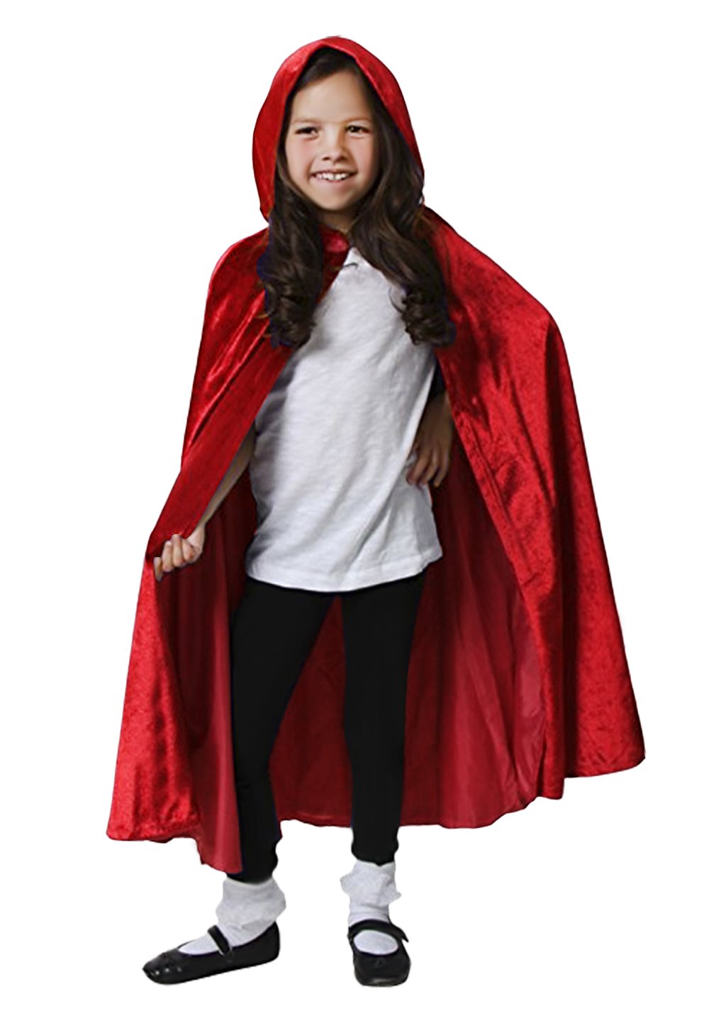 Foto 3 | Capa De Disfraz Clobeau Para Niños, Halloween, Navidad, Roja, 110 Cm - Venta Internacional.