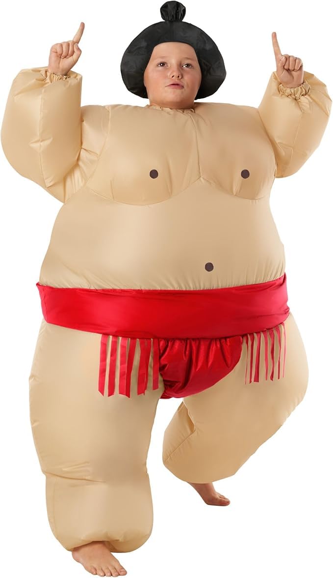 Disfraz Inflable Morph Red De Luchador De Sumo Para Niños - Venta Internacional.