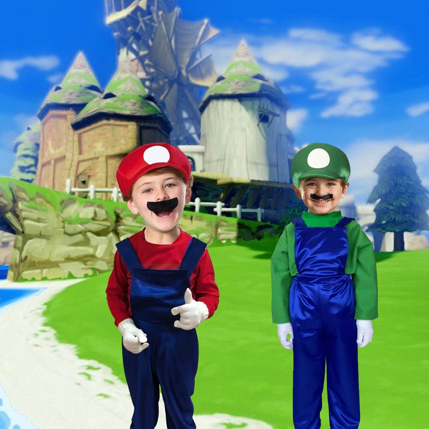 Foto 3 pulgar | Cosplay De Fontanero - Disfraz De Halloween - Disfraces Mario Luigi Personajes - Trajes Para Niñas Y Niños