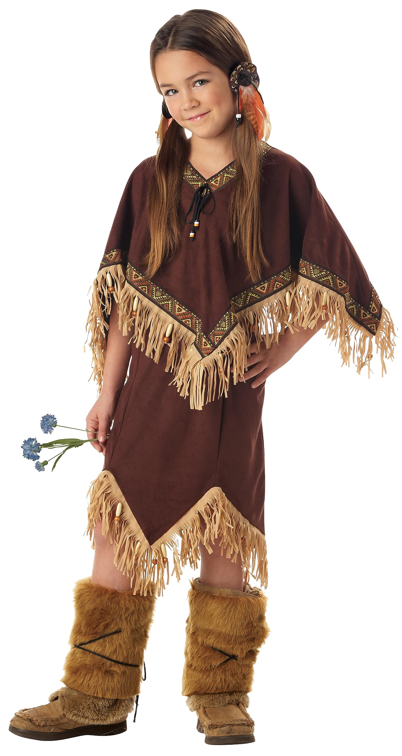 Foto 1 | Disfraz De California Disfraces De Princesa De Flores Silvestres Para Niña India, L 10-12 - Venta Internacional.