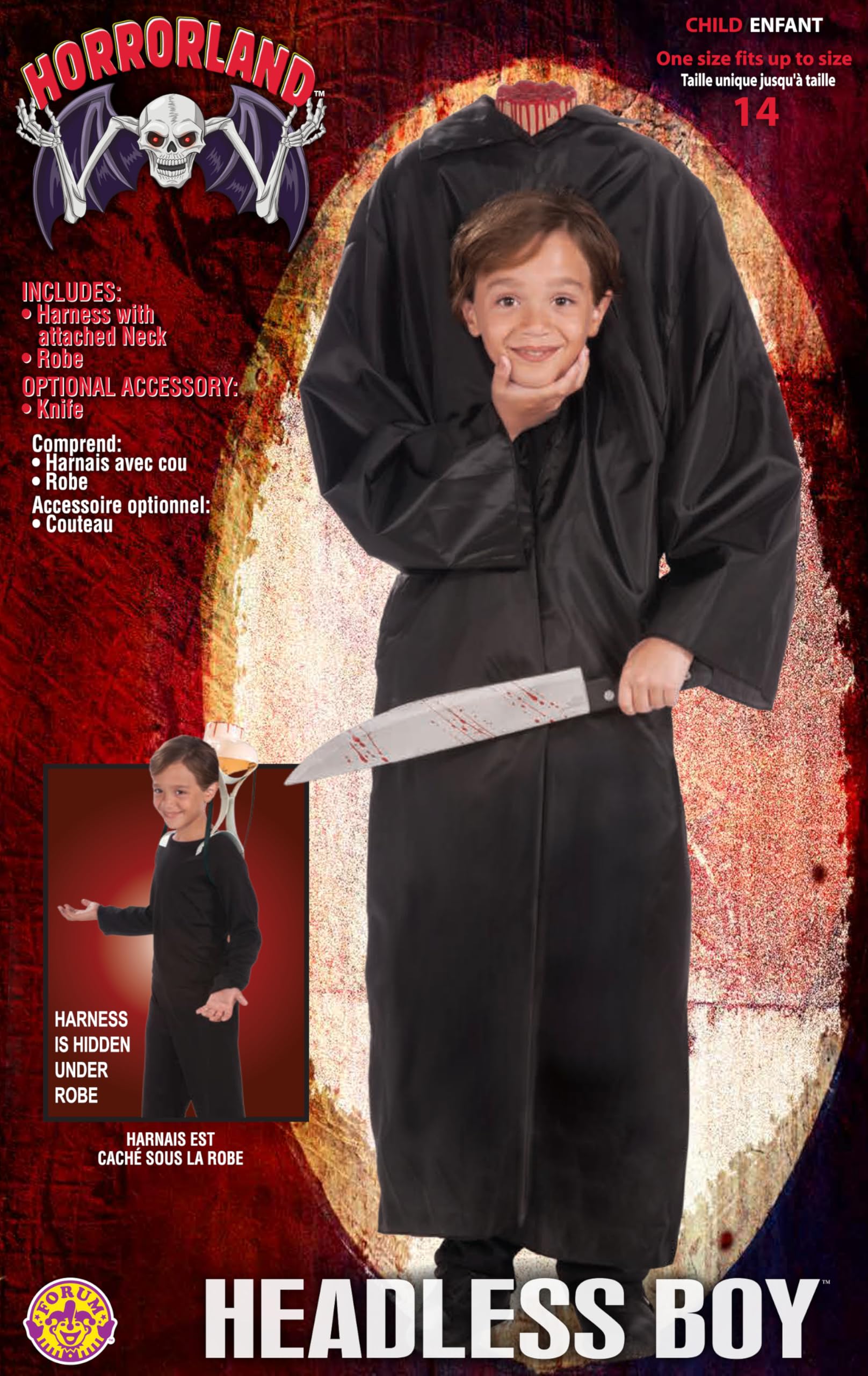 Foto 4 pulgar | Disfraz Sin Cabeza Para Niño, Talla Única - Venta Internacional.