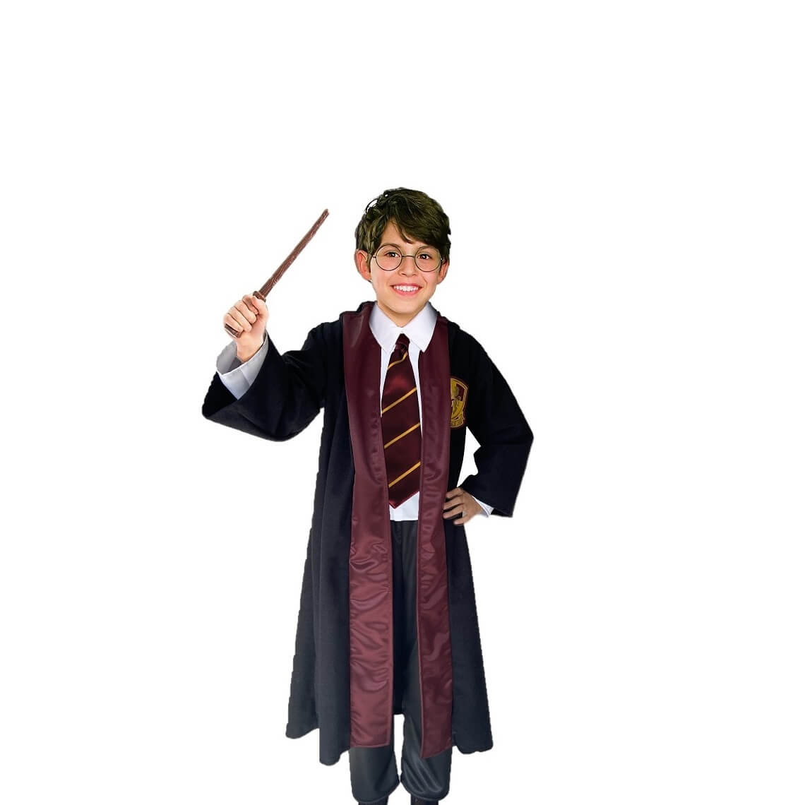 Foto 2 pulgar | Cosplay - Disfraz Mago Harry - Disfraces Halloween - Uniforme Gryffindor - Traje Día De Muertos Para Niñas Y Niños