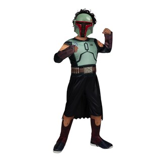 Foto 1 | Disfraz Jazwares Star Wars Deluxe Boys Boba Fett, Talla M - Venta Internacional.