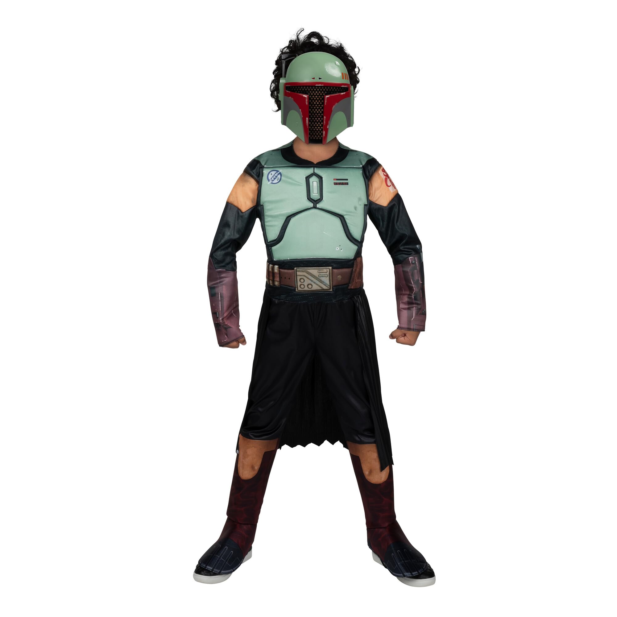 Foto 5 pulgar | Disfraz Jazwares Star Wars Deluxe Boys Boba Fett, Talla M - Venta Internacional.
