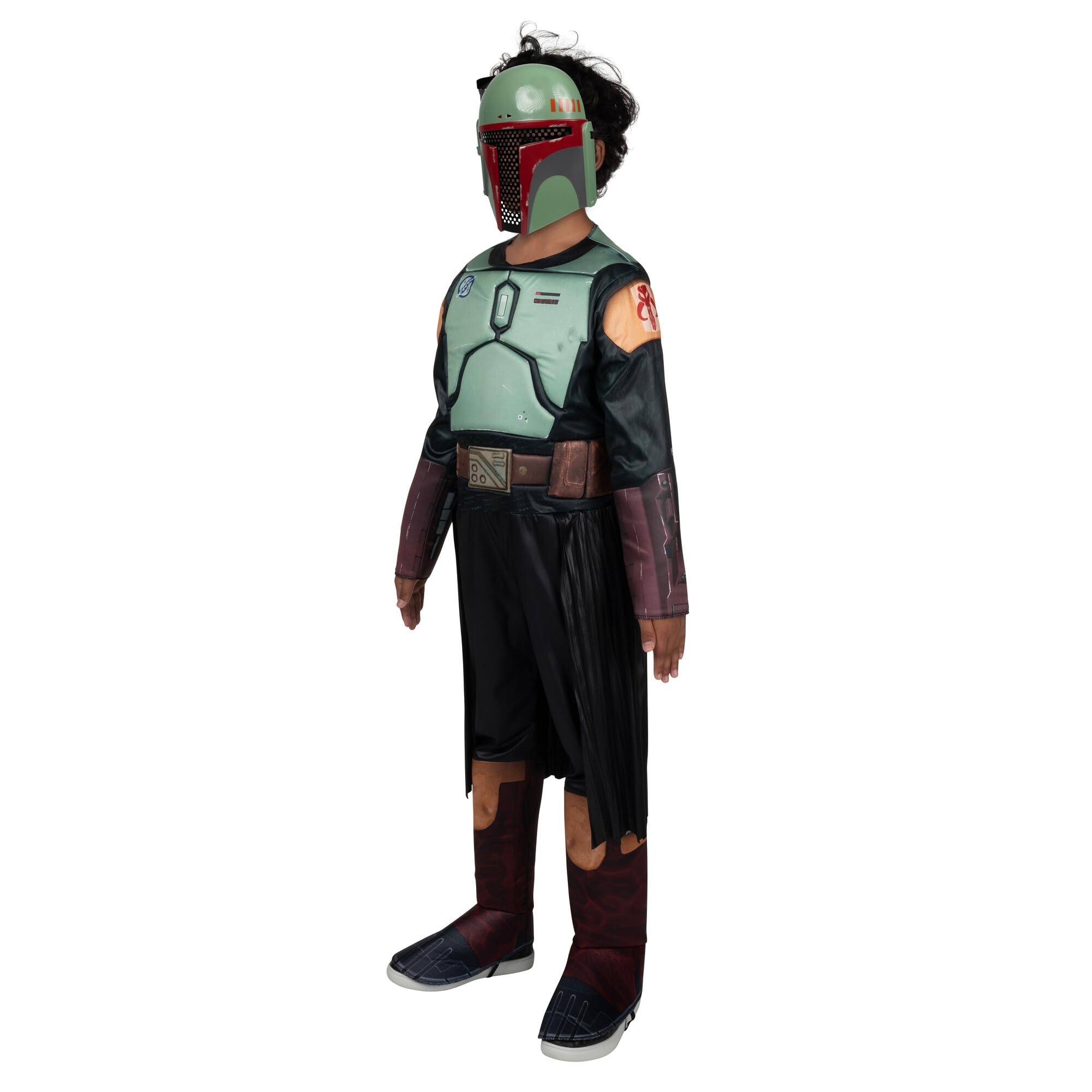 Foto 6 pulgar | Disfraz Jazwares Star Wars Deluxe Boys Boba Fett, Talla M - Venta Internacional.