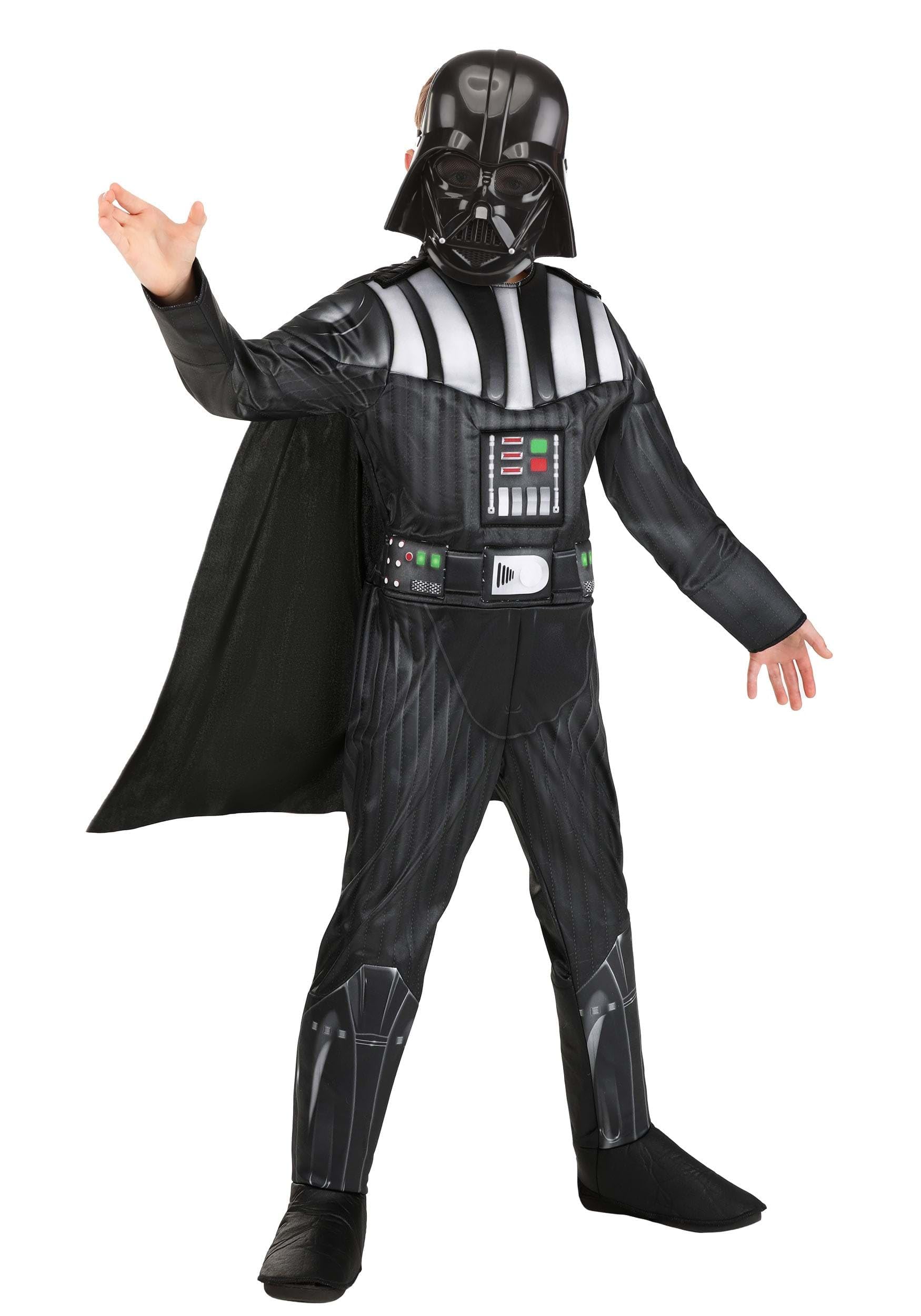 Disfraz Jazwares Star Wars Deluxe De Darth Vader Para Niños, Tamaño Mediano - Venta Internacional.