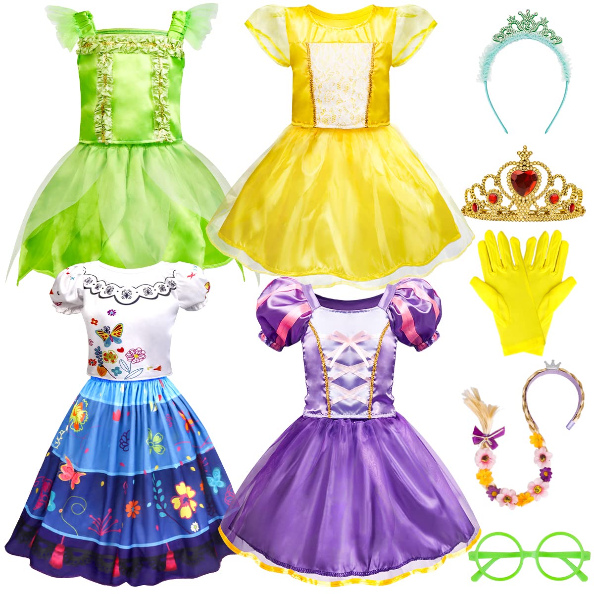 Foto 2 pulgar | Princess Dress Up Meland Princess Vestidos Con Juguetes Para Niñas - Venta Internacional