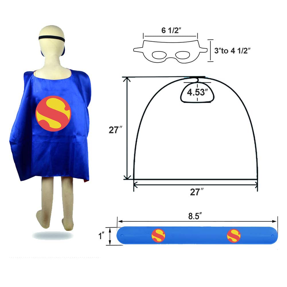 Foto 3 pulgar | Set de Capas de Superhéroes RioRand para Niños 15 Piezas - Venta Internacional